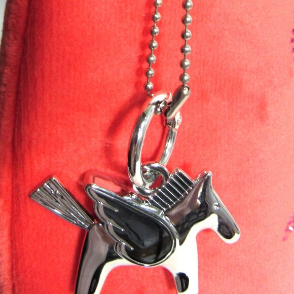 PEGASUS SILVER PLATE PURSE CHARM, KEY CHAIN, PHONE CHARM GIFT QUALITY MAKE OFFER - Picture 8 of 10